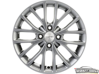 Khomen KHW1507 (Rapid/Fabia) 6 x 15 5*100 Et:38 Dia:57.1 F-Silver-FP