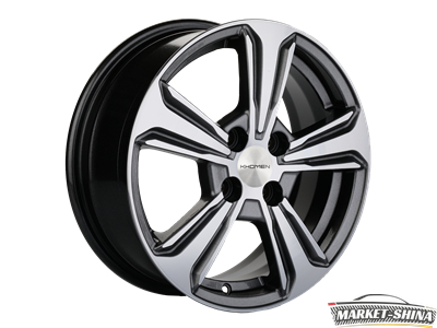 Khomen 1502 6 x 15 4*100 Et:46 Dia:54.1 G-SILVER-FP