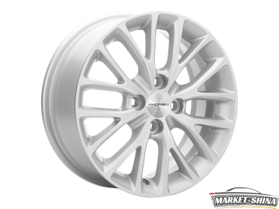 Khomen 1506 6 x 15 4*100 Et:50 Dia:60.1 F-Silver