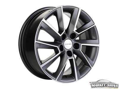 Khomen KHW1507 (Rapid/Fabia) 6 x 15 5*100 Et:38 Dia:57.1 Gray-FP