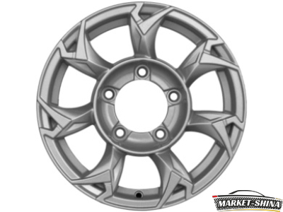 Khomen KHW1505 (Lada NIVA 4x4) 5.5 x 15 5*139.7 Et:5 Dia:98.5 Gray